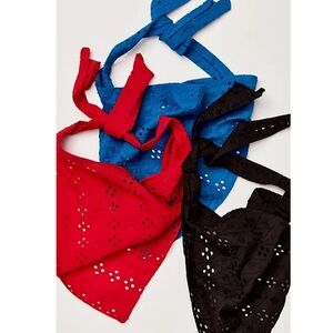 5050. Free People Claro Eyelet Hair Scarf
